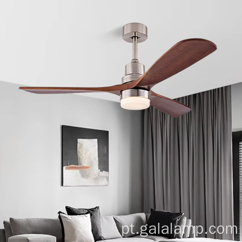 Ventilador de teto elétrico de controle remoto com luz